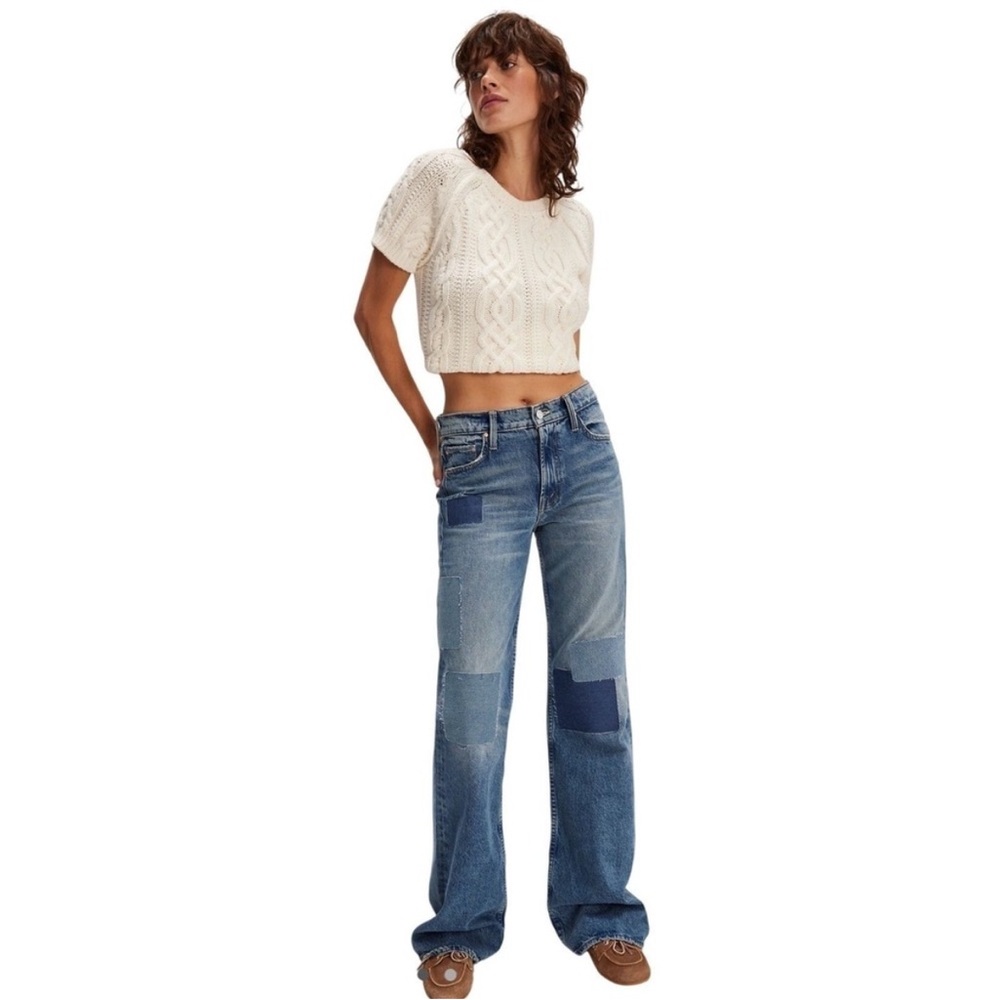 NWT MOTHER denim The Bookie Heel in Ironing Things Out sz:26